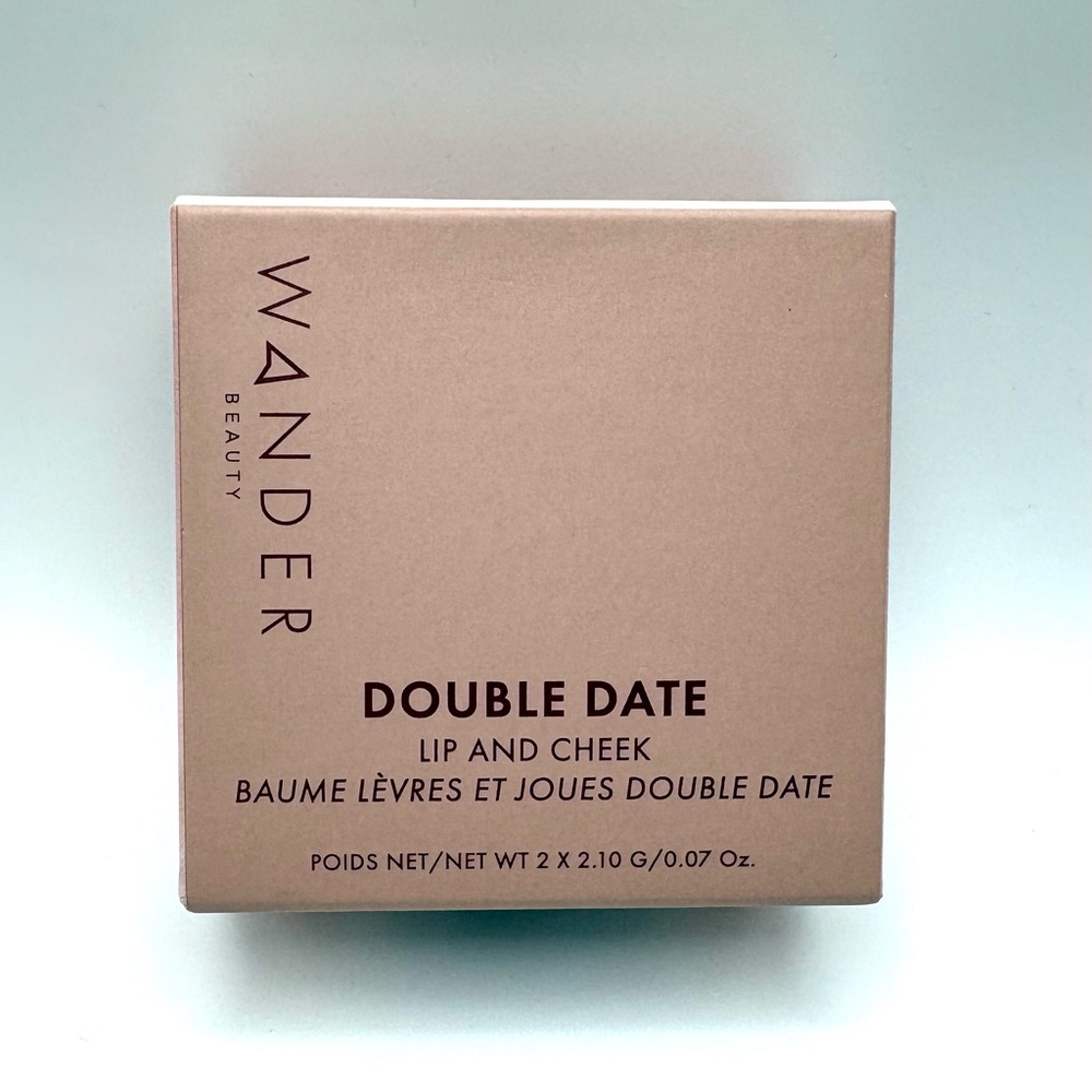 New Wander Beauty Double Date Lip & Cheek Balm in Honeymoon Swipe